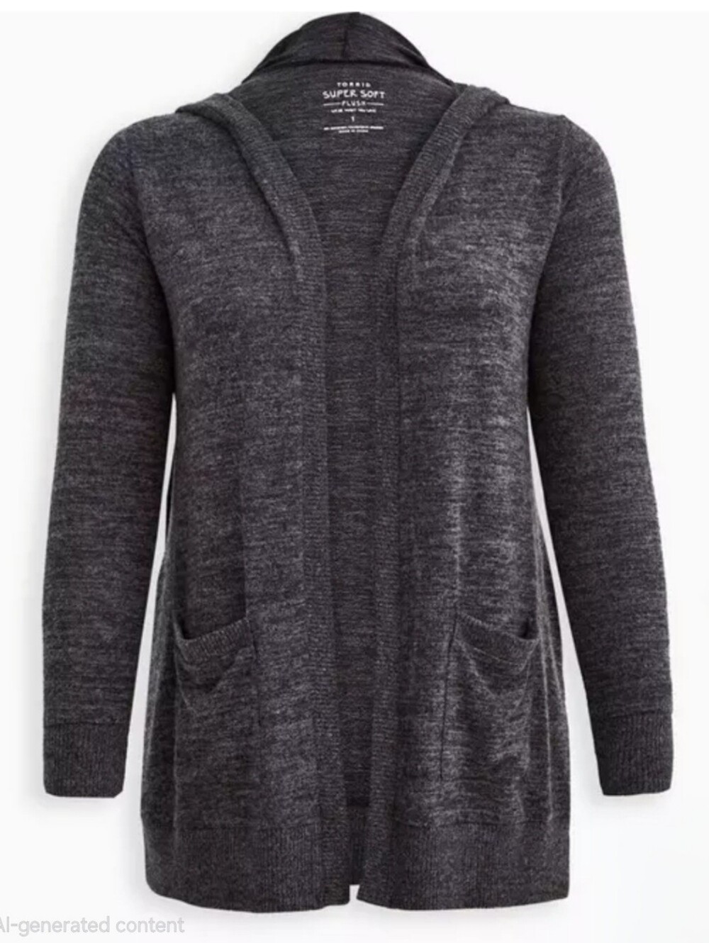 Torrid Super Soft Plush Cardigan Open Front, Plus Size 1